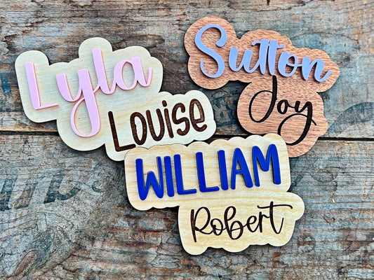 Hospital Name Announcement, Baby shower gift, Hospital plaque, Baby name sign, Newborn Announcement, Mini Baby Name Sign, Newborn Photo Prop